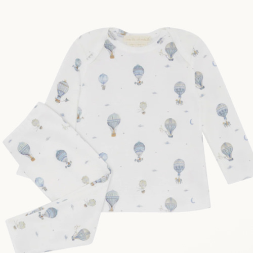 Aluna Balloon Dream Ribbed Two Piece Set | Marie-Chantal