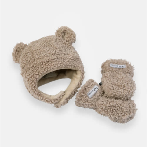 Cub Set - Teddy | Hat & Mittens