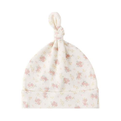 Quincy Mae Flower Field Knotted Baby Hat
