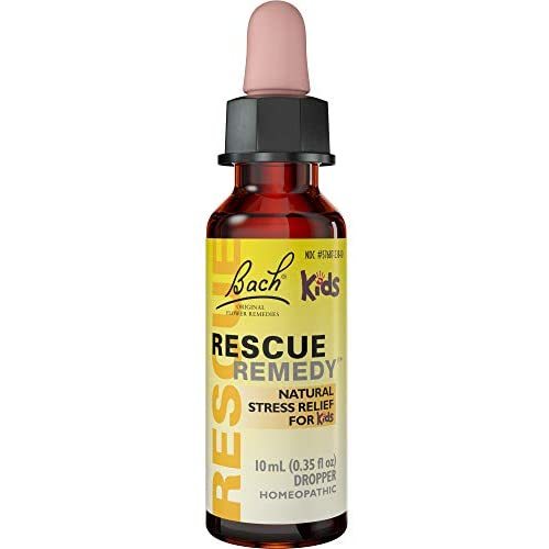 Bach RESCUE REMEDY KIDS Dropper 10mL, Natural Stress Relief, Homeopathic Flower Remedy, Vegan, Gluten and Sugar-Free, Kid-friendly, Non-Alcohol Formula