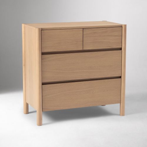 Kids Leo 4-Drawer Narrow Dresser - Blonde