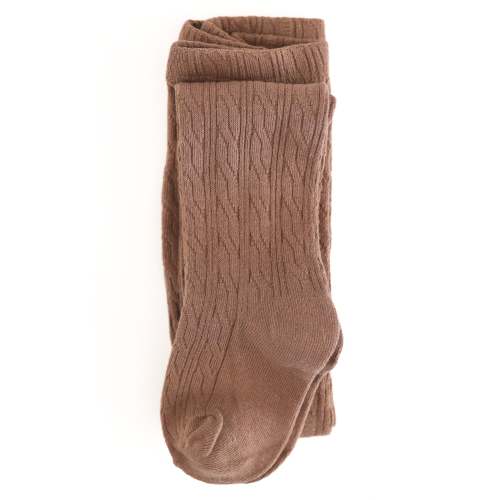 Mocha Cable Knit Tights