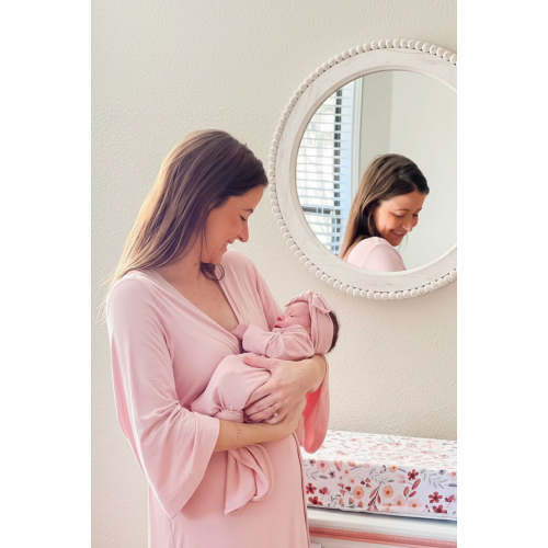 Bamboo Knit Maternity Robe | Solids