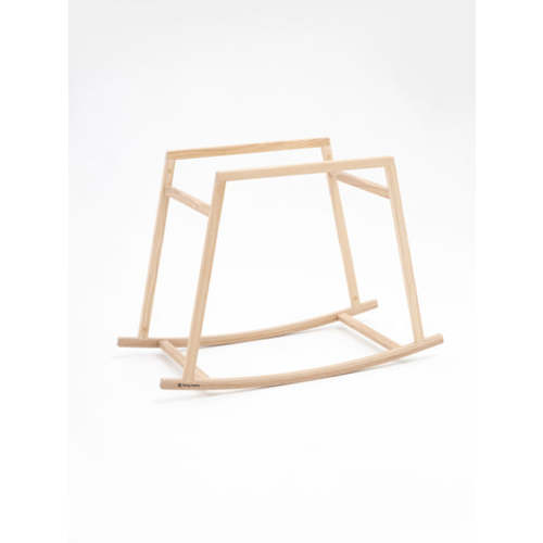 Wooden Rocking Stand to pair with Standard Baby Moses Basket by Anzy Home- Color: Nut Wood