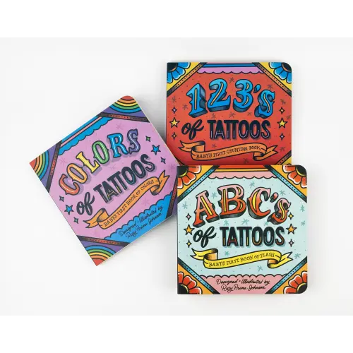 ABC's, 123's, and Colors of Tattoos 3 Book Set — ODD BIRD BOOKS