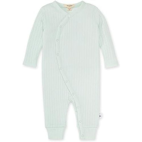 Burt's Bee Baby Infant Boys' 100% Organic Cotton Long Sleeve Wrap-Front Jumpsuit