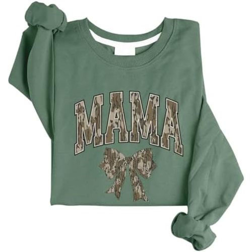 Mama Camo Bow Sweatshirt Camo Bow Sweatshirt Camo Mama Sweatshirt