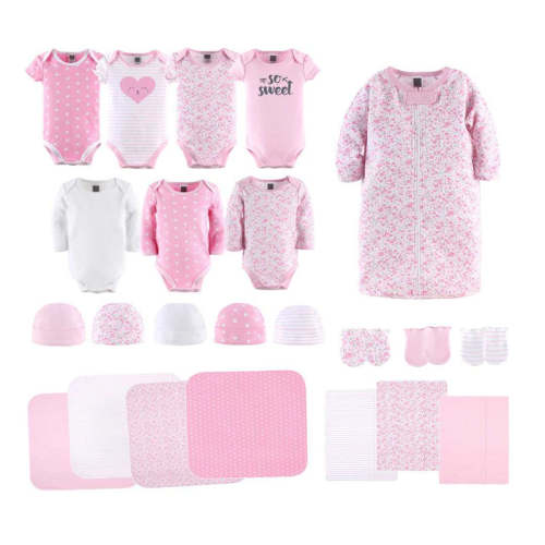 Floral Baby Layette Gift Set, 23 Piece