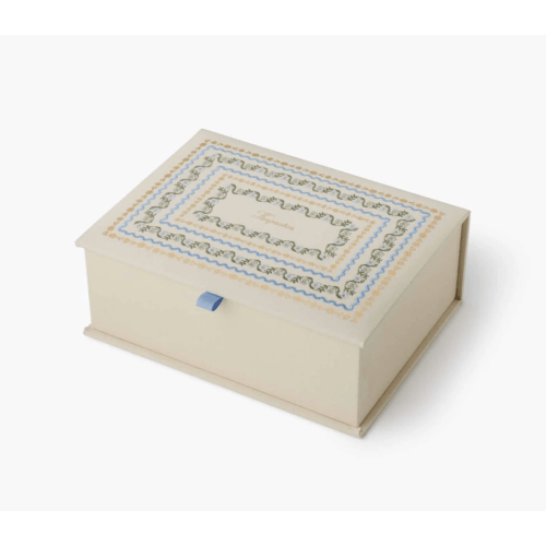 Large Embroidered Keepsake Box – Delphine | Rifle Paper Co.