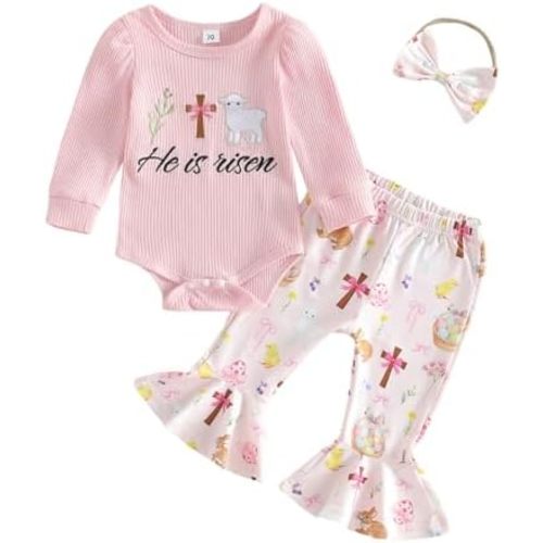 Twopumpkin Baby Girl Halloween Thanksgiving Outfit 3 Piece