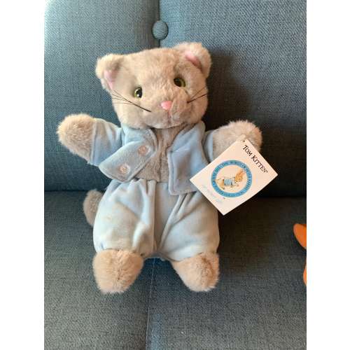 RedStoreVintage  Presents Tom Kitten Plush Beatrix Potter With Tags Eden 1993 Frederick Warne like new