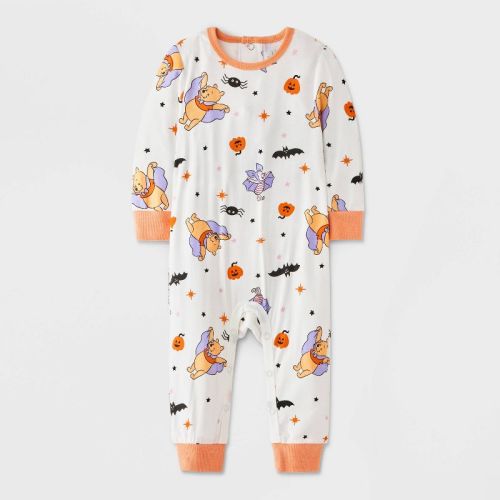 Baby Disney Winnie The Pooh Halloween Romper - White 3-6M