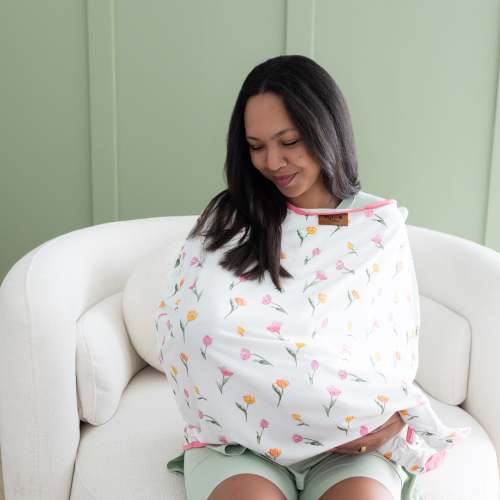 Car Seat Cover in Tulip