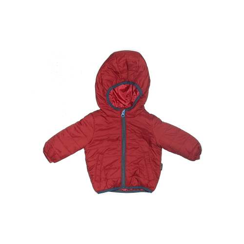 Used Joe Fresh 100% Nylon Solid Red Jacket Size 3-6 mo