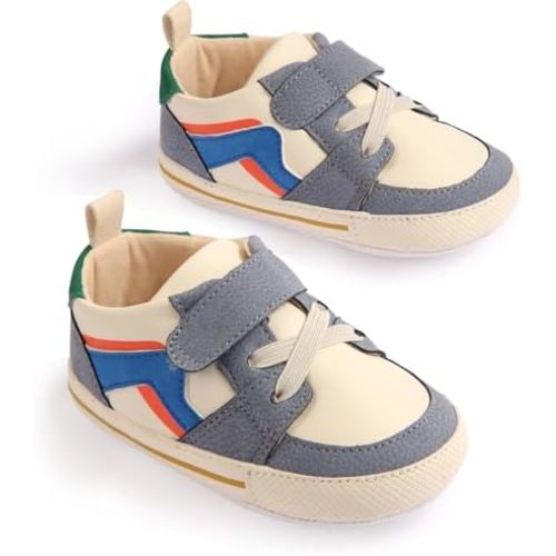 Baby Infant Dress Shoes Boys Girls First Walking Non-Slip PU Leather Sneakers Toddler Crib Shoes Newborn Loafers Flats