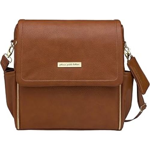 Petunia Pickle Bottom Boxy Backpack, Diaper Bag, Stylish Baby Bag, Spacious Backpack, On-The-Go Moms, Cedar