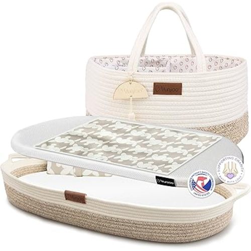 Changing Basket with Diaper Caddy