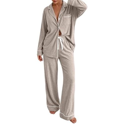 LILLUSORY Women's Long Sleeve Pajama Sets Lounge 2 pieces 2026 Fall