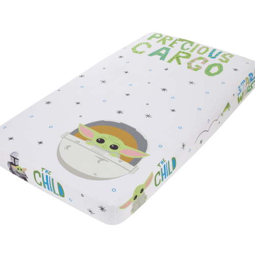 Star Wars The Mandalorian Grogu Photo Op Fitted Crib Sheet