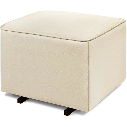 DaVinci Universal Gliding Ottoman in Natural Oat, Greenguard Gold & CertiPUR-US Certified