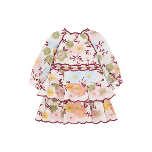 Penelope Cotton Embroidered Mini Dress