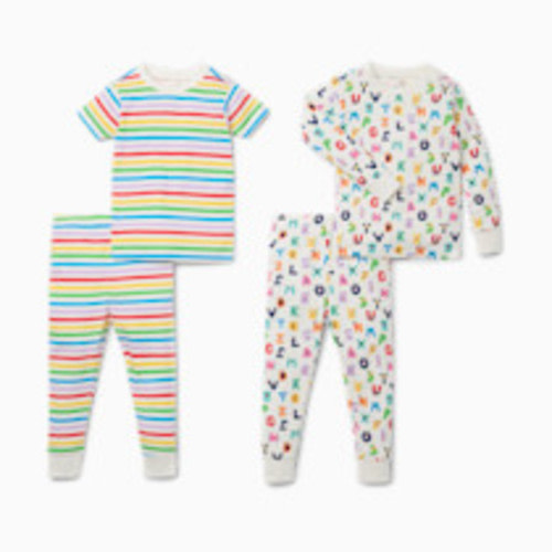 Small Story Pajamas Set 2 Pack - Alphabet Monsters, 2 T