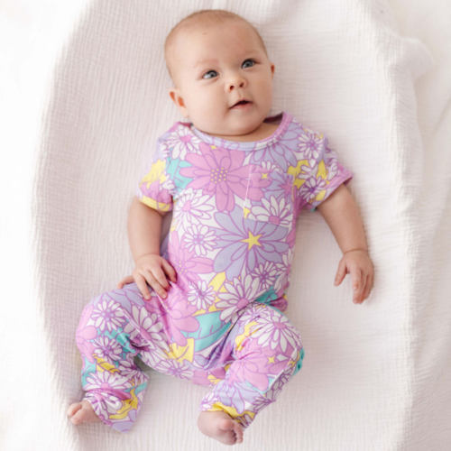 Flower Power Short Long Romper