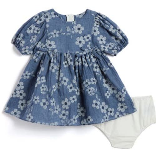 Lena Floral Dress & Bloomers, 12M