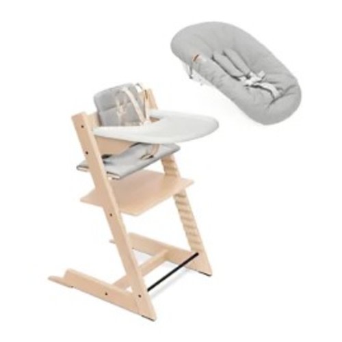 Stokke Tripp Trapp® High Chair², Newborn & Baby set with Cushion & Tray