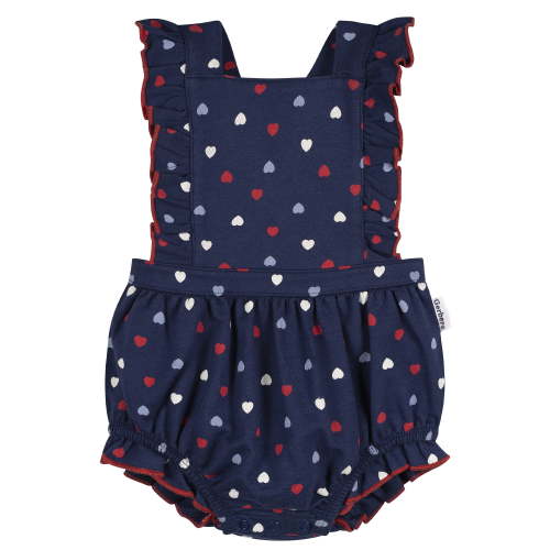Gerber Baby Girl 1pc Romper, Sizes (0-3 Months to 24 Months)