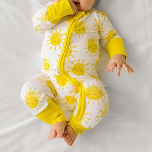 Little Sleepies Pajamas for Baby Boys & Girls, Viscose from Bamboo Baby Pajamas, Preemie & Newborn Sleepers, 2-Way Zipper PJs