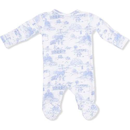 2 Way Zipper Footie, Golf Toile - Angel Dear | Maisonette