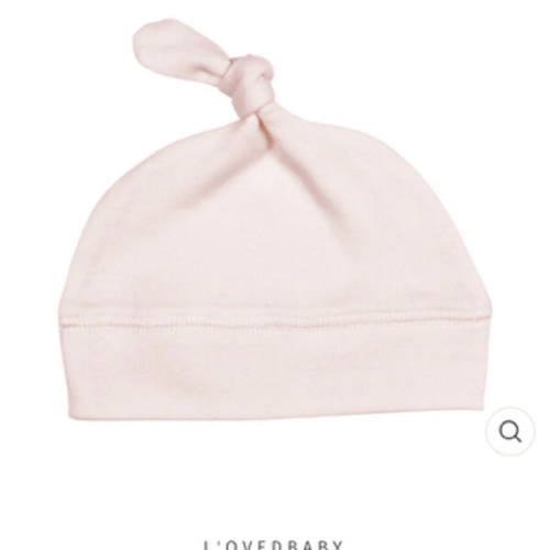 Blush Organic Knotted Cap