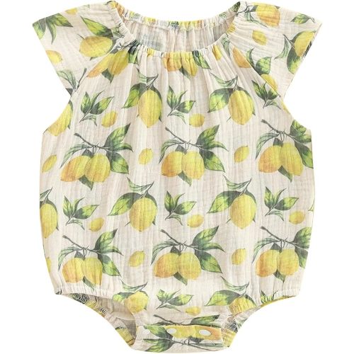 Mubineo Baby Girl Boy Summer Cotton Linen Romper Clothes Basic Plain Ruffle Sleeveless Comfy Rompers Newborn Tops