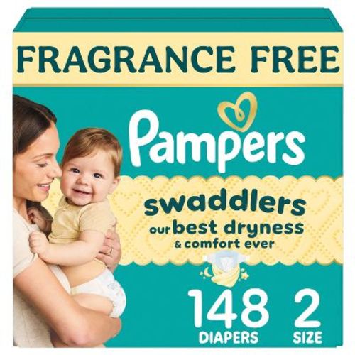 Pampers Swaddlers Sensitive Disposable Diapers - Size 2 - 148ct