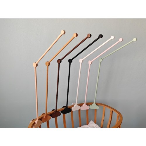 Natural Wood Baby Crib Mobile Hanger Arm: Universal Fit - Etsy