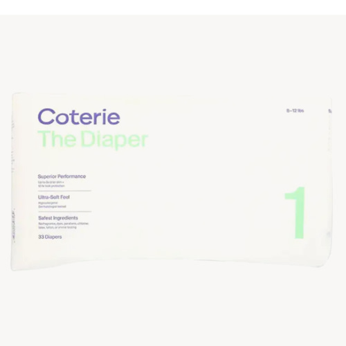 Coterie Diapers Size 1, 33 ct
