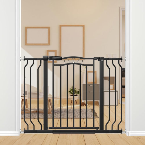 Xifamniy Extra-Wide Auto-Close Safety Gate – Adjustable No-Drill Installation, Modern Arched Design for Doorways, Stairs, and Indoor/Outdoor Use & Reviews | Wayfair