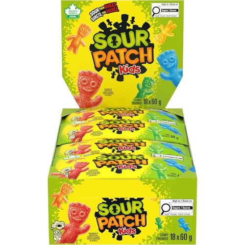 Maynards Sour Patch Kids Lot de 64 g de friandises pour la rentrée scolaire