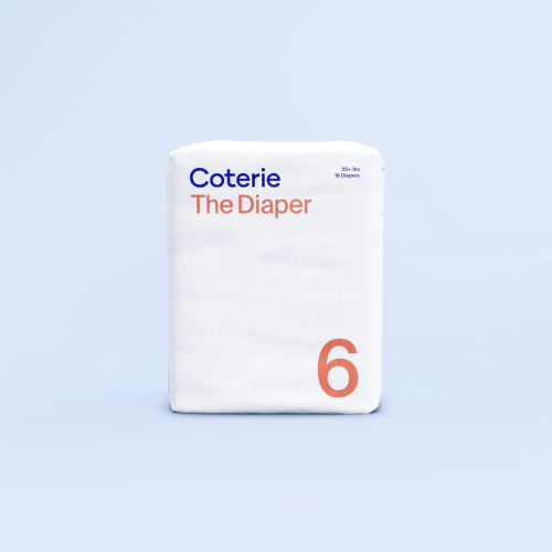 Coterie Diapers, Month Supply, Size 6