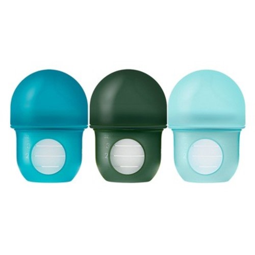 Boon- NURSH 4oz 3pk Silicone Bottle