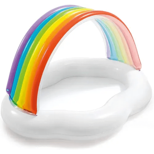 Intex Rainbow Cloud Inflatable Baby Pool, for Ages 1-3