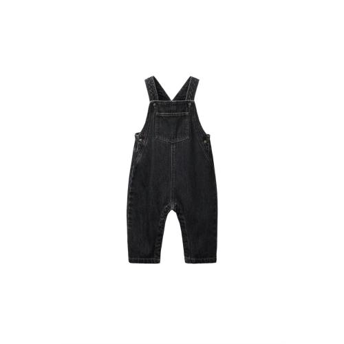 LONG DENIM OVERALLS - Black | ZARA United States