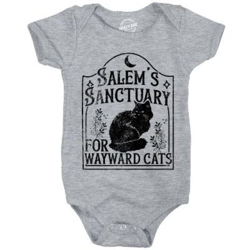 Salems Sanctuary for Wayward Cats Baby Bodysuit Funny Halloween Kitten Jumper For Infants - Crazy Dog Baby Bodysuit For Halloween Season