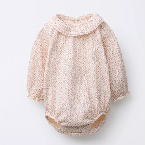 LACE FLORAL PRINT BODYSUIT - Light ecru | ZARA United States