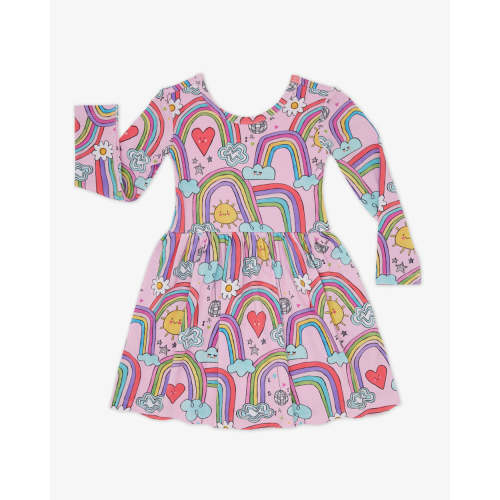 Disco Rainbows Skater Dress