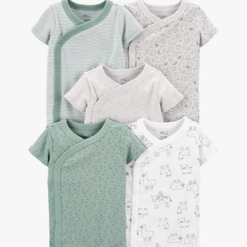 Simple Joys by Carter's unisex-baby 5-pack Side Snap Short-sleeve Bodysuit