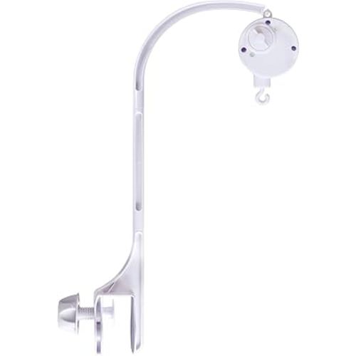 Baby Crib Mobile Arm with Music Box Spin Motor(24 inch ), AICMEI Nursery Decor Hanger -DIY Toy Decoration Move Bracket,Double nut Adjustment and Fixing