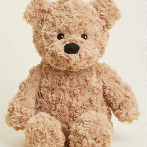 Brown Curly Bear Warmies | Microwavable Brown Curly Bear Warmies Stuffed Animal | Warmies USA