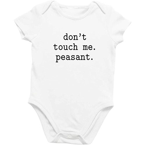 Printique Organic Cotton Baby Onesie - Infant Bodysuit, Soft Breathable Newborn Outfit, Unisex Baby Clothes, Snap Closure